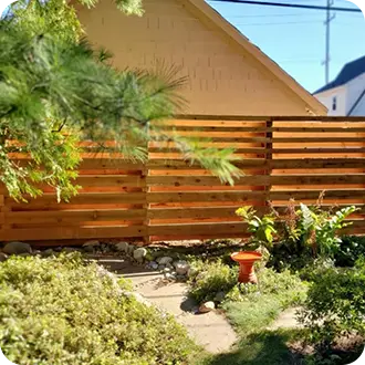 BackwallWoodenSemi-privateFence