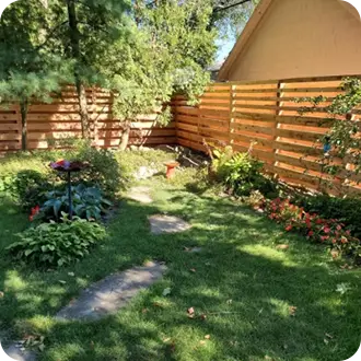CornerWoodSemi-privateFence
