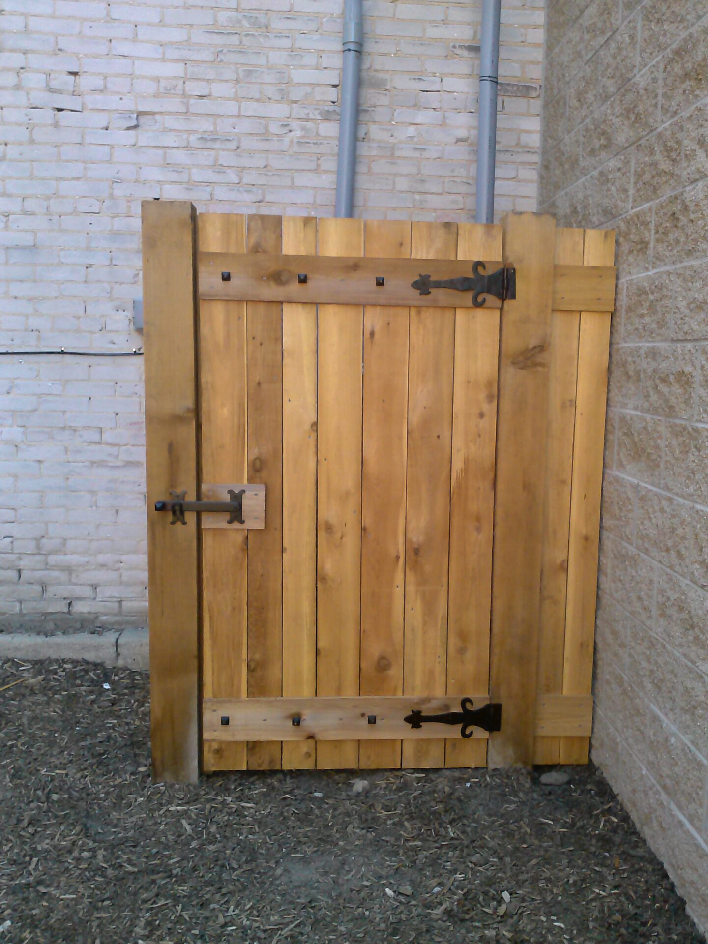 Custom Cedar Wood Privacy Enclosure