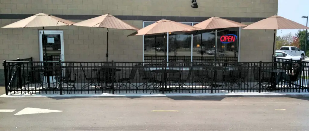 Commercial Black Aluminum Ornamental Fence 