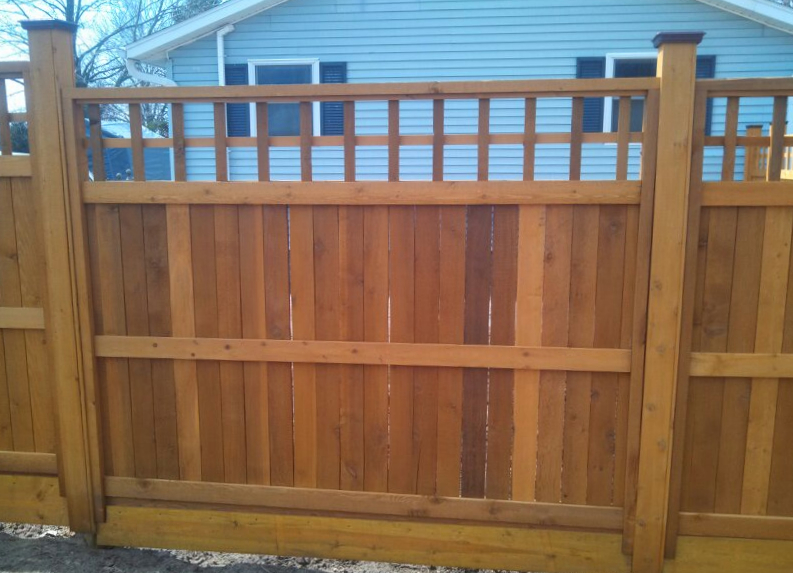 Custom Cedar Privacy Fence  