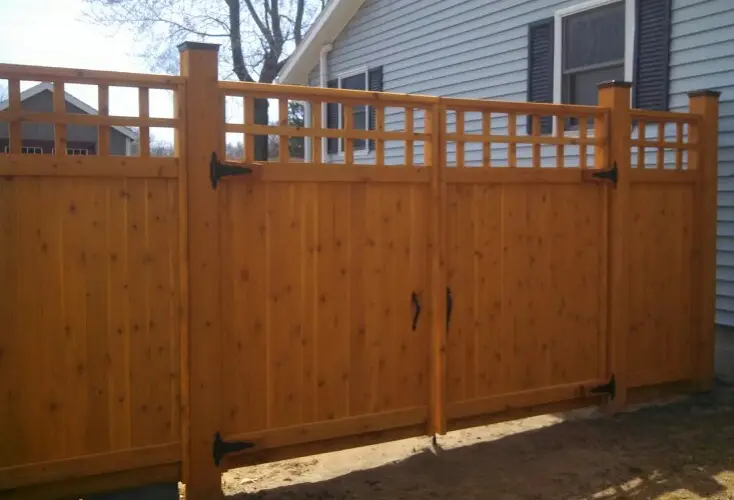 Custom Cedar Privacy Fence