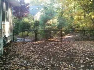Black Vinyl Coated Chain Link Fence 