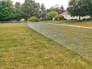 Residential Chain Link Fence in Grand Rapids, Michigan.
